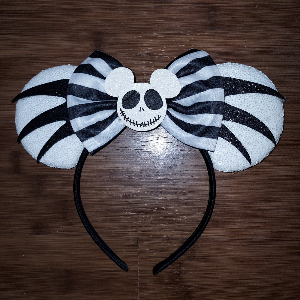 Nightmare Before Christmas Themed Headband with mouse ears